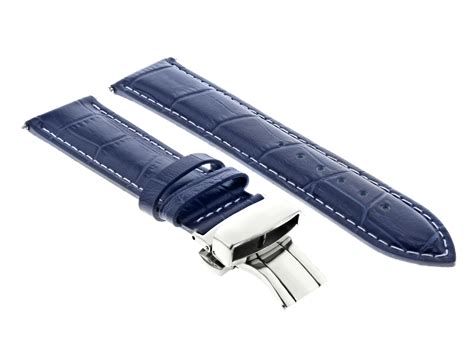 breitling watch blue leather strap|replacement breitling watch straps.